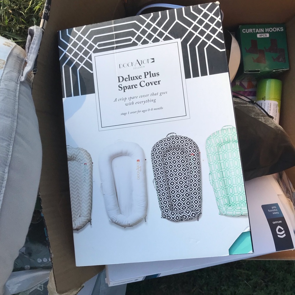 Deluxe Plus Spare Cover in Mint & White Pattern